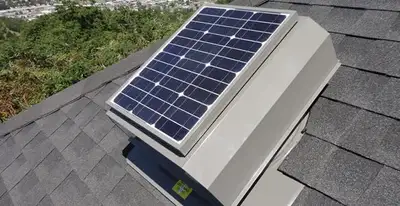 attic fan installation services with energy-efficient roof-mounted ventilation system in Evansville, IN