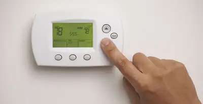 Digital thermostat installation with precise temperature programming in Evansville, IN