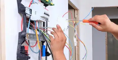 electrician services performing residential electrical panel wiring in Evansville, IN