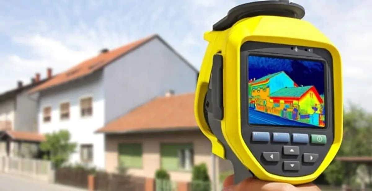 home energy audit service performing exterior thermal inspection to identify energy loss in Evansville, IN