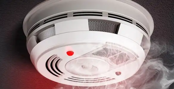 Installed smoke detector providing reliable fire detection in Evansville, IN