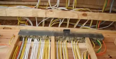new construction wiring services with organized electrical rough-in performed by licensed electricians in Evansville, IN