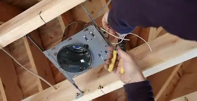 Professional recessed lighting installation with electrical wiring by licensed electricians in Evansville, IN