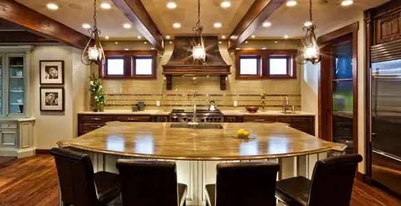 Finished recessed lighting installation providing balanced indoor lighting in Evansville, IN